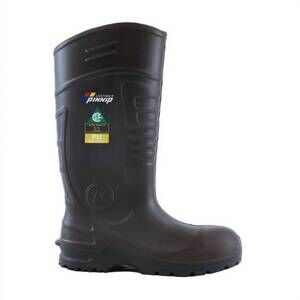 NEW PINNIP men's csa approved waterproof steel toe safety boots in brown